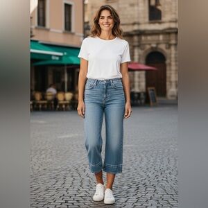 J. Jill Light Blue Cropped Jeans